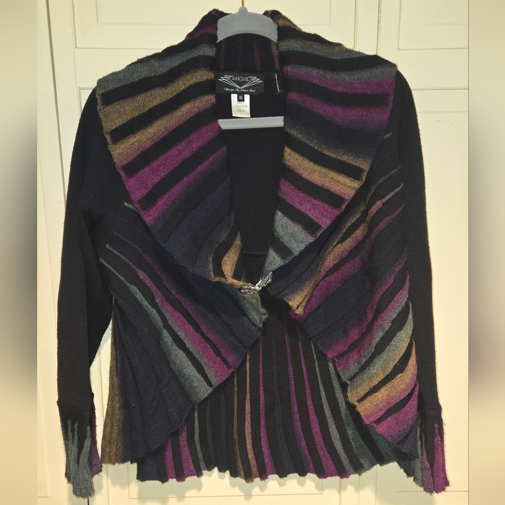 Unique Open Front Cardigan
